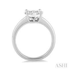 1/8 Ctw Lovebright Round Cut Diamond Bridal Ring in 14K White Gold 1/8 Ctw Lovebright Round Cut Diamond Bridal Ring in 14K White Gold