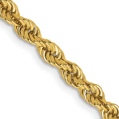 14K 20 inch 3mm Regular Rope with Lobster Clasp Chain 14K 20 inch 3mm Regular Rope with Lobster Clasp Chain