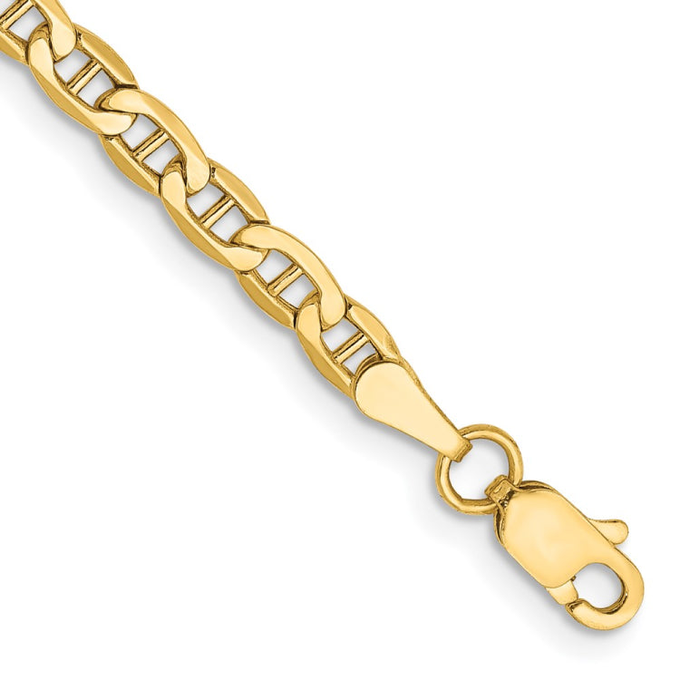 14k Yellow Gold 3.20mm Anchor Chain 14k Yellow Gold 3.20mm Anchor Chain
