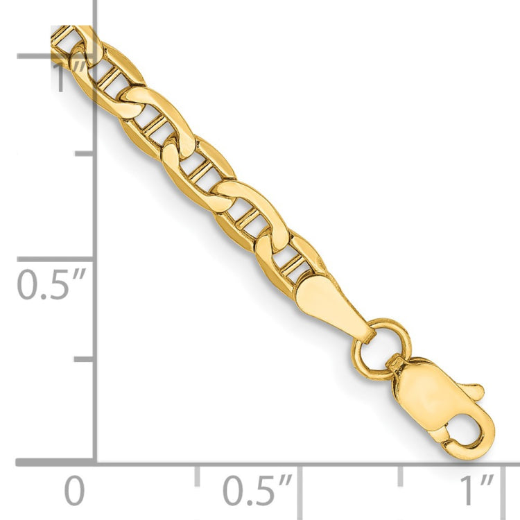 14k Yellow Gold 3.20mm Anchor Chain 14k Yellow Gold 3.20mm Anchor Chain