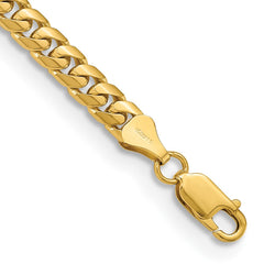 14K 8 inch 5.5mm Solid Miami Cuban Link with Lobster Clasp Bracelet 14K 8 inch 5.5mm Solid Miami Cuban Link with Lobster Clasp Bracelet
