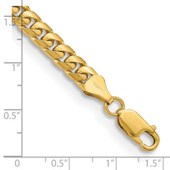 14K 8 inch 5.5mm Solid Miami Cuban Link with Lobster Clasp Bracelet 14K 8 inch 5.5mm Solid Miami Cuban Link with Lobster Clasp Bracelet