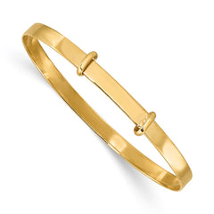 14K Madi K Polished Expandable Baby Bangle 14K Madi K Polished Expandable Baby Bangle