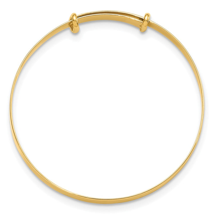 14K Madi K Polished Expandable Baby Bangle 14K Madi K Polished Expandable Baby Bangle