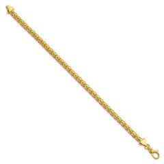 14K Polished 4.8mm Fancy Braided Link 7.5 inch Bracelet 14K Polished 4.8mm Fancy Braided Link 7.5 inch Bracelet