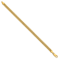 14K 8 inch 6mm Semi-Solid Miami Cuban with Lobster Clasp Bracelet 14K 8 inch 6mm Semi-Solid Miami Cuban with Lobster Clasp Bracelet