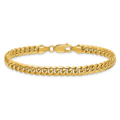 14K 8 inch 6mm Semi-Solid Miami Cuban with Lobster Clasp Bracelet 14K 8 inch 6mm Semi-Solid Miami Cuban with Lobster Clasp Bracelet