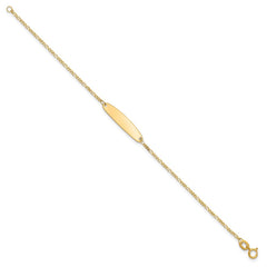14k Madi K Figaro Baby Oval ID Bracelet 14k Madi K Figaro Baby Oval ID Bracelet