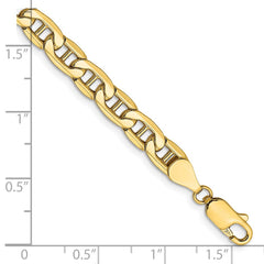 14K 9 inch 5.5mm Semi-Solid Anchor with Lobster Clasp Chain 14K 9 inch 5.5mm Semi-Solid Anchor with Lobster Clasp Chain