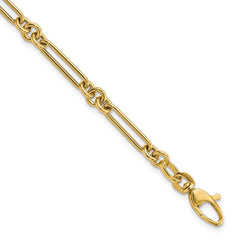 14K Polished Fancy Figaro Link 7.5 inch Bracelet 14K Polished Fancy Figaro Link 7.5 inch Bracelet