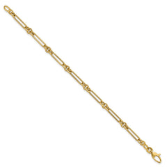 14K Polished Fancy Figaro Link 7.5 inch Bracelet 14K Polished Fancy Figaro Link 7.5 inch Bracelet