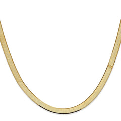14K 20 inch 5.5mm Silky Herringbone with Lobster Clasp Chain 14K 20 inch 5.5mm Silky Herringbone with Lobster Clasp Chain