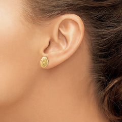 14k Sand Dollar Post Earrings 14k Sand Dollar Post Earrings