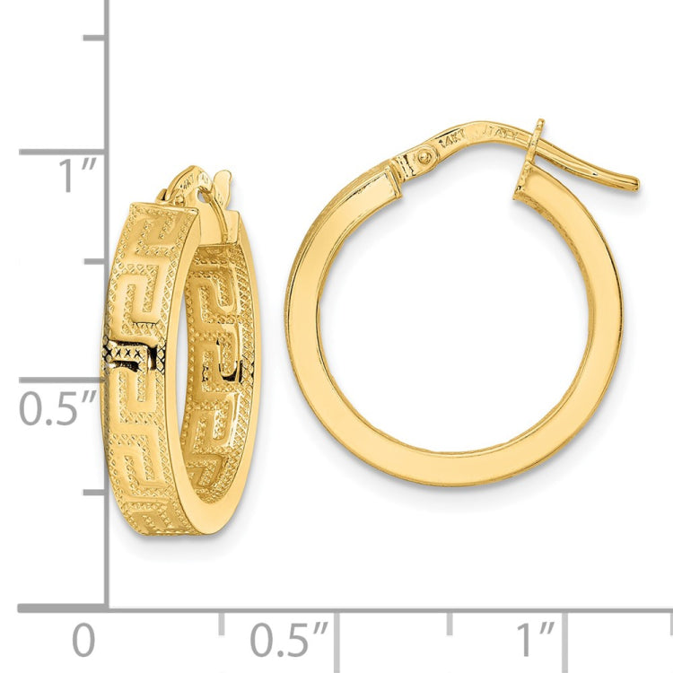 14K Polished Hoop Earrings 14K Polished Hoop Earrings