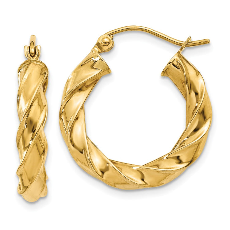 14k Light Twisted Hoop Earrings 14k Light Twisted Hoop Earrings