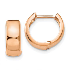 14K Rose Gold Hinged Hoop Earrings 14K Rose Gold Hinged Hoop Earrings