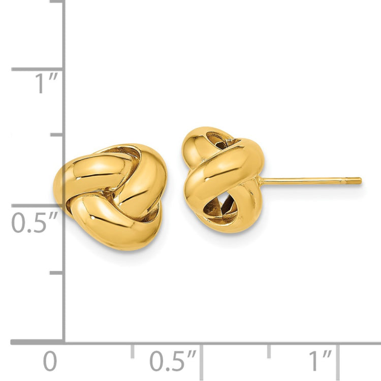 14k Polished Love Knot Post Earrings 14k Polished Love Knot Post Earrings