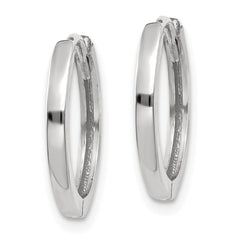 14k White Gold Round Hinged Earrings 14k White Gold Round Hinged Earrings