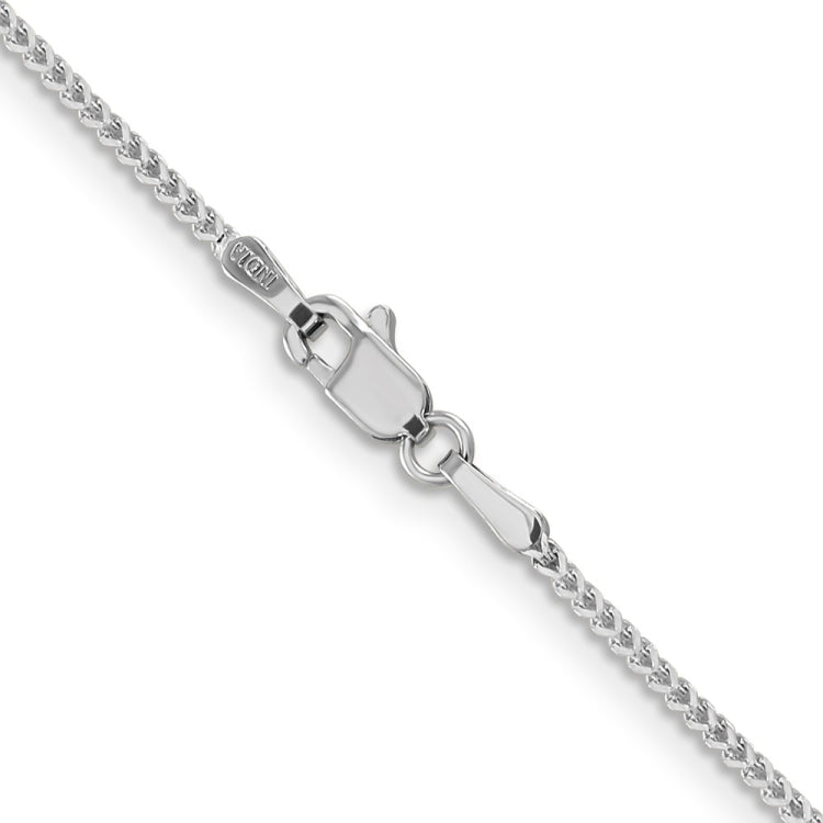 14K White Gold 18 inch 1mm Franco with Lobster Clasp Chain 14K White Gold 18 inch 1mm Franco with Lobster Clasp Chain