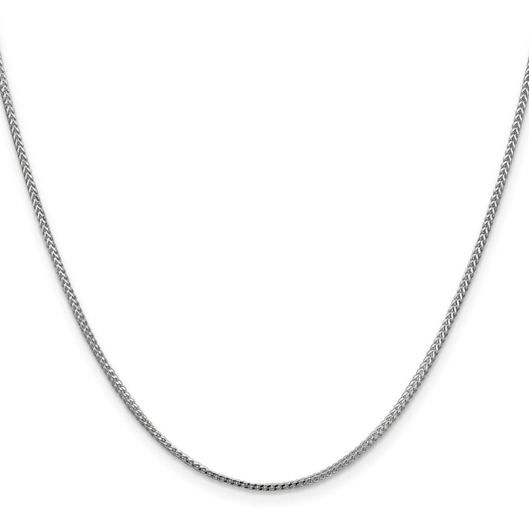14K White Gold 20 inch 1mm Franco with Lobster Clasp Chain 14K White Gold 20 inch 1mm Franco with Lobster Clasp Chain