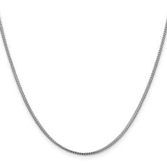 14K White Gold 20 inch 1mm Franco with Lobster Clasp Chain 14K White Gold 20 inch 1mm Franco with Lobster Clasp Chain