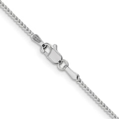 14K White Gold 20 inch 1mm Franco with Lobster Clasp Chain 14K White Gold 20 inch 1mm Franco with Lobster Clasp Chain
