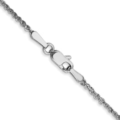 14K  White Gold 20 inch 1.7mm Ropa with Lobster Clasp Chain 14K  White Gold 20 inch 1.7mm Ropa with Lobster Clasp Chain