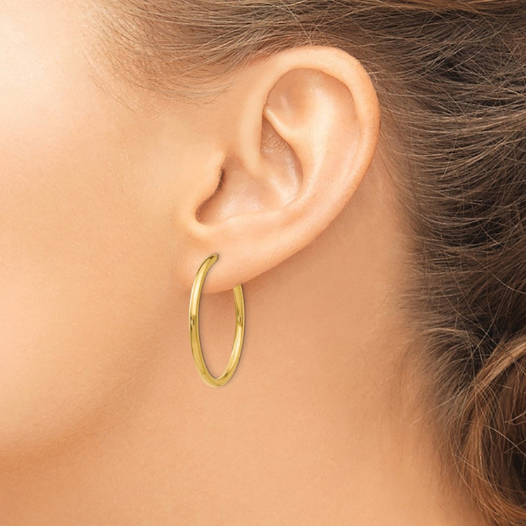 14K Non-Pierced Hoop Earrings 14K Non-Pierced Hoop Earrings