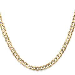 14K 22 inch 4.5mm Open Concave Curb with Lobster Clasp Chain 14K 22 inch 4.5mm Open Concave Curb with Lobster Clasp Chain