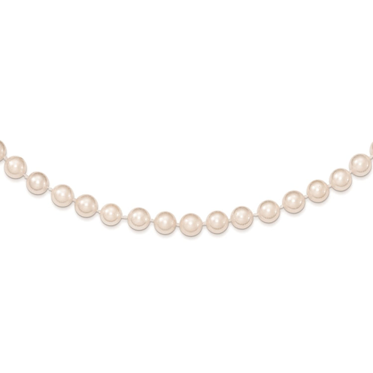 14k 6-7mm White Round Akoya Saltwater Cultured Pearl 7 inch Bracelet 14k 6-7mm White Round Akoya Saltwater Cultured Pearl 7 inch Bracelet