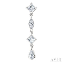 .50CTTWDM MIXED SHAPE LONG ER WG 14K-G* .50CTTWDM MIXED SHAPE LONG ER WG 14K-G*