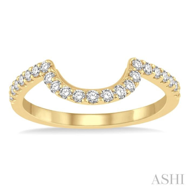1/3 Ctw Round Cut Diamond Wedding Band in 14K Yellow Gold 1/3 Ctw Round Cut Diamond Wedding Band in 14K Yellow Gold