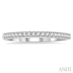 1/5 ctw Round Cut Diamond Wedding Band in 14K White Gold 1/5 ctw Round Cut Diamond Wedding Band in 14K White Gold