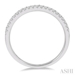 1/5 ctw Round Cut Diamond Wedding Band in 14K White Gold 1/5 ctw Round Cut Diamond Wedding Band in 14K White Gold