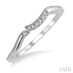 1/20 Ctw Round Cut Diamond Wedding Band in 14K White Gold 1/20 Ctw Round Cut Diamond Wedding Band in 14K White Gold
