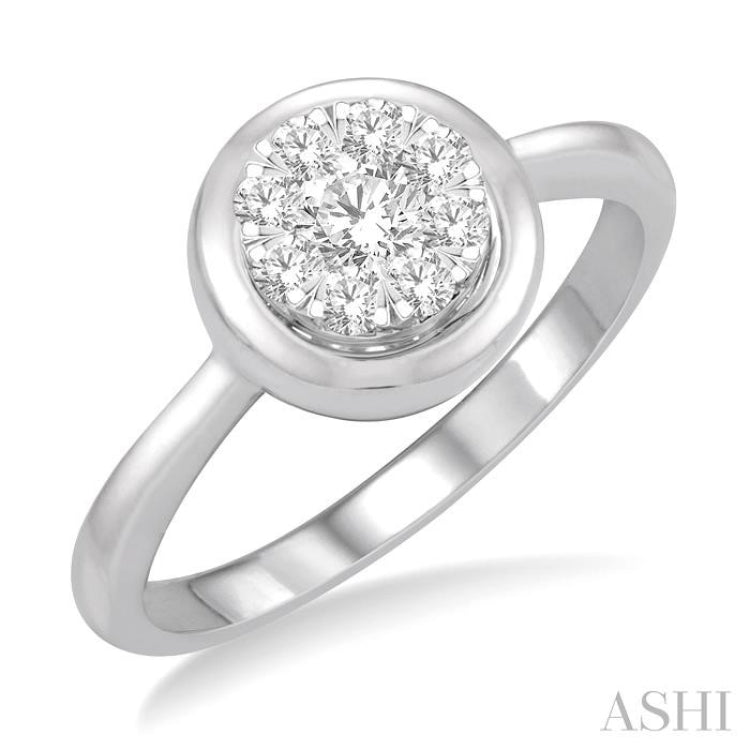 1/3 ctw Round Diamond Lovebright Ring in 14K White Gold 1/3 ctw Round Diamond Lovebright Ring in 14K White Gold