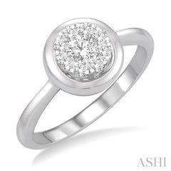 1/3 ctw Round Diamond Lovebright Ring in 14K White Gold 1/3 ctw Round Diamond Lovebright Ring in 14K White Gold