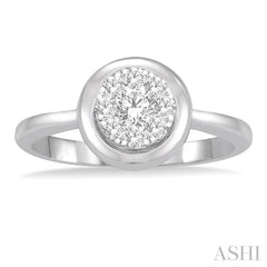1/3 ctw Round Diamond Lovebright Ring in 14K White Gold 1/3 ctw Round Diamond Lovebright Ring in 14K White Gold
