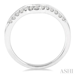 1/4 Ctw Round Cut Diamond Wedding Band in 14K White Gold 1/4 Ctw Round Cut Diamond Wedding Band in 14K White Gold
