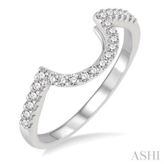 1/4 Ctw Round Cut Diamond Wedding Band in 14K White Gold 1/4 Ctw Round Cut Diamond Wedding Band in 14K White Gold
