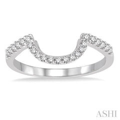 1/4 Ctw Round Cut Diamond Wedding Band in 14K White Gold 1/4 Ctw Round Cut Diamond Wedding Band in 14K White Gold