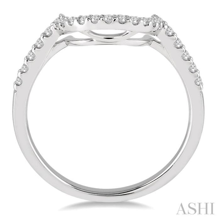 1/4 Ctw Round Cut Diamond Wedding Band in 14K White Gold 1/4 Ctw Round Cut Diamond Wedding Band in 14K White Gold