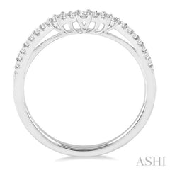 1/5 Ctw Round Cut Diamond Wedding Band in 14K White Gold 1/5 Ctw Round Cut Diamond Wedding Band in 14K White Gold