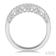 1/3 ctw Round Cut Diamond Wedding Band in 14K White Gold 1/3 ctw Round Cut Diamond Wedding Band in 14K White Gold