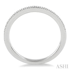 1/10 Ctw Round Cut Diamond Wedding Band in 14K White Gold 1/10 Ctw Round Cut Diamond Wedding Band in 14K White Gold