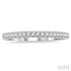 1/5 ctw Round Cut Diamond Wedding Band in 14K White Gold 1/5 ctw Round Cut Diamond Wedding Band in 14K White Gold