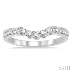 1/3 ctw Round Cut Diamond Wedding Band in 14K White Gold 1/3 ctw Round Cut Diamond Wedding Band in 14K White Gold