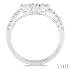 1/3 ctw Round Cut Diamond Wedding Band in 14K White Gold 1/3 ctw Round Cut Diamond Wedding Band in 14K White Gold