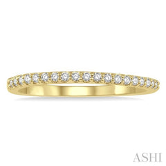 1/10 ctw Round Cut Diamond Wedding Band in 14K Yellow Gold 1/10 ctw Round Cut Diamond Wedding Band in 14K Yellow Gold