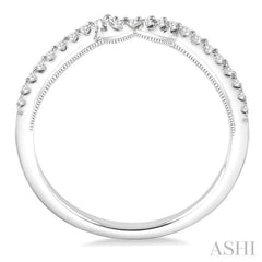 1/6 Ctw Round Cut Diamond Wedding Band in 14K White Gold 1/6 Ctw Round Cut Diamond Wedding Band in 14K White Gold